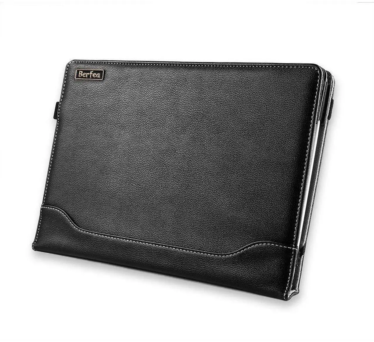 Alt view image 4 of 5 - Berfea Laptop Case Cover Compatible with HP Envy x360 15 15t 15z dr bp cn dy dw dq bp fq eq Series 15.6 inch Notebook Sleeve PU Leather Stand Hard Protective Skin