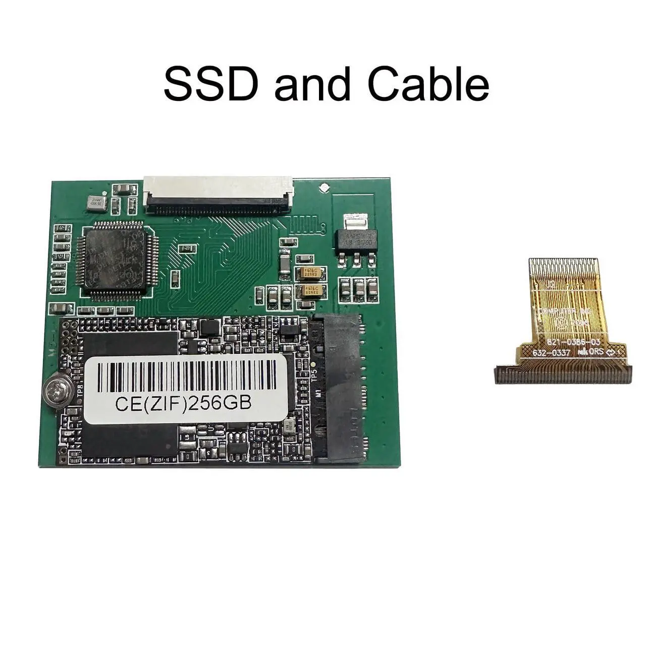 Alt view image 2 of 5 - SELLTOONE 256GB SSD for iPod Classic 6th 7th iPod Video 5Gen 5.5th Replace HS081HA MK8010GAH MK8022GAA MK1634GAL MK1231GAL ZIF CE Solid State Drive (256GB)