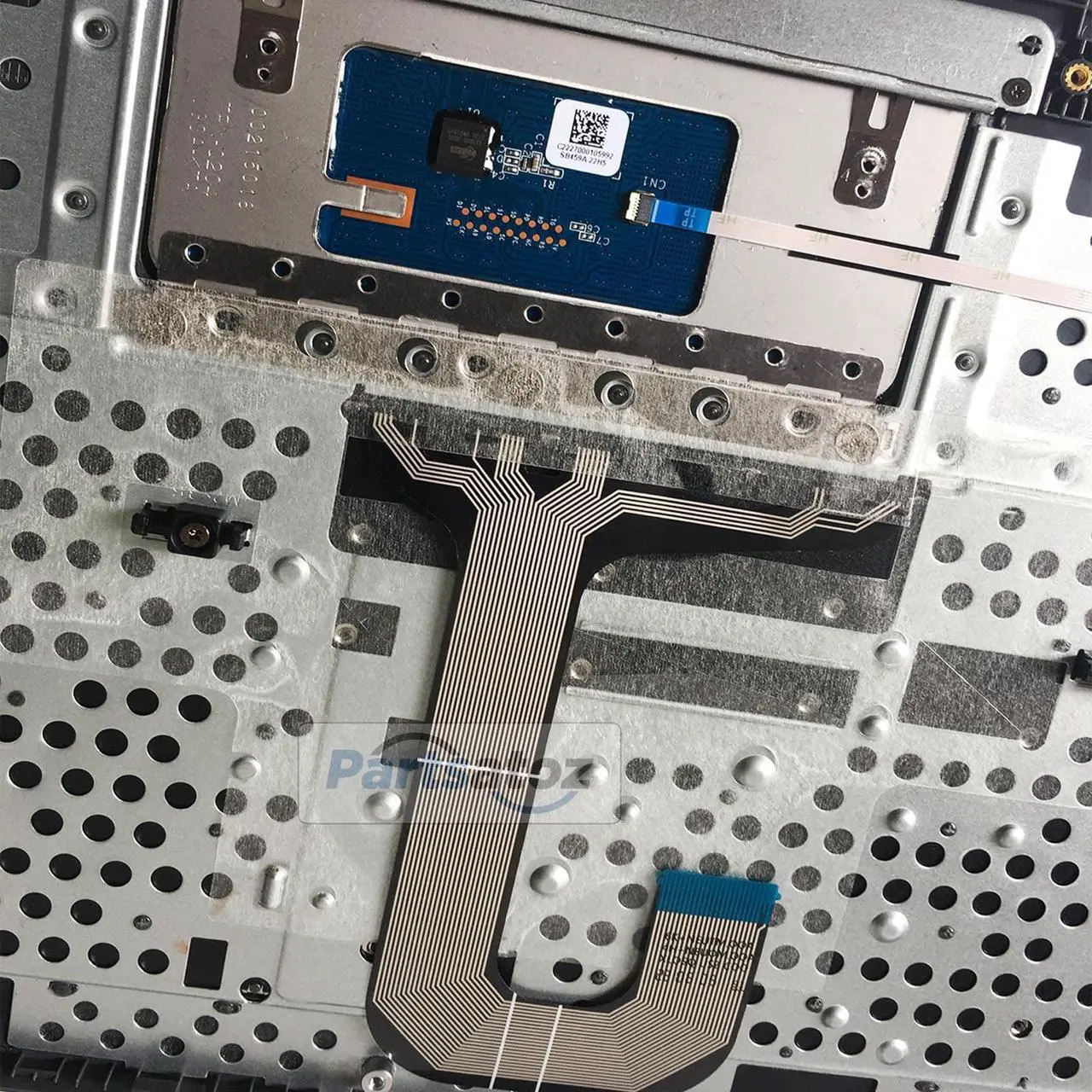 Alt view image 4 of 5 - Rinbers Black Palmrest Upper Case Top Cover with Keyboard Touchpad Assembly Replacement for HP Chromebook 14 14A G5 14-CA 14-DB TPN-Q204 L14354-001 L14355-001 L14356-001 L46581-001 L46013-001
