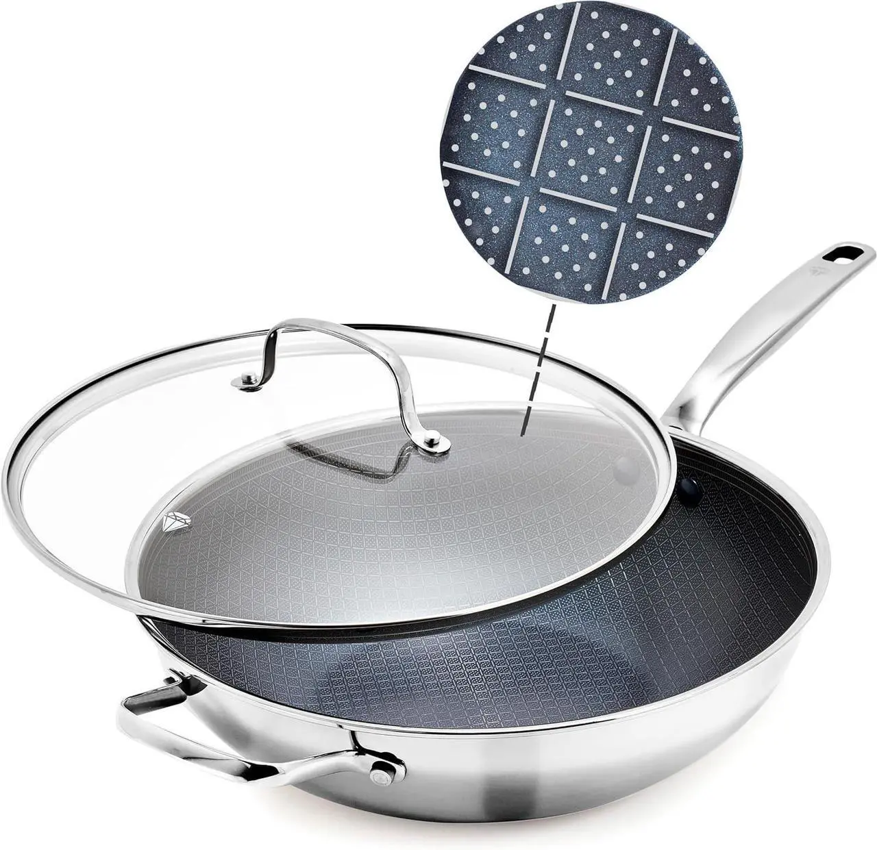 Blue Diamond Hybrid Wok
