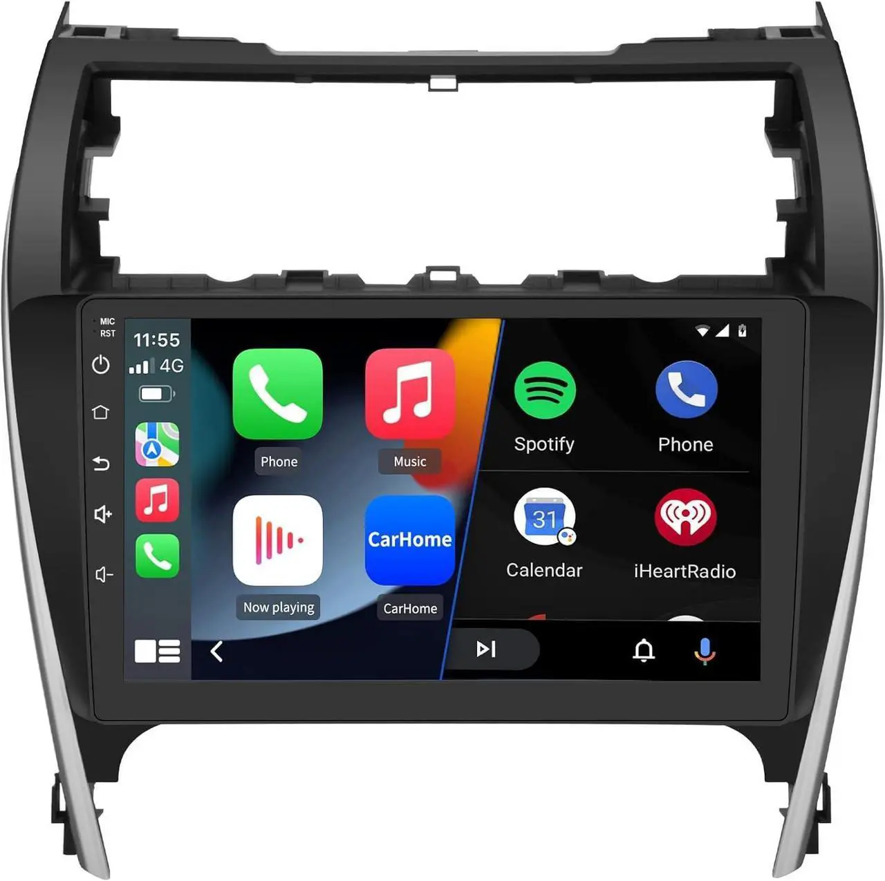 Main image of litillbuly Android 13 [2GB+32GB] Car Radio Compatible for Toyota Camry 2012 2013 2014, 10 Inch Touch Screen with GPS/FM/WiFi/USB, Support SWC, Wireless CarPlay Android Auto