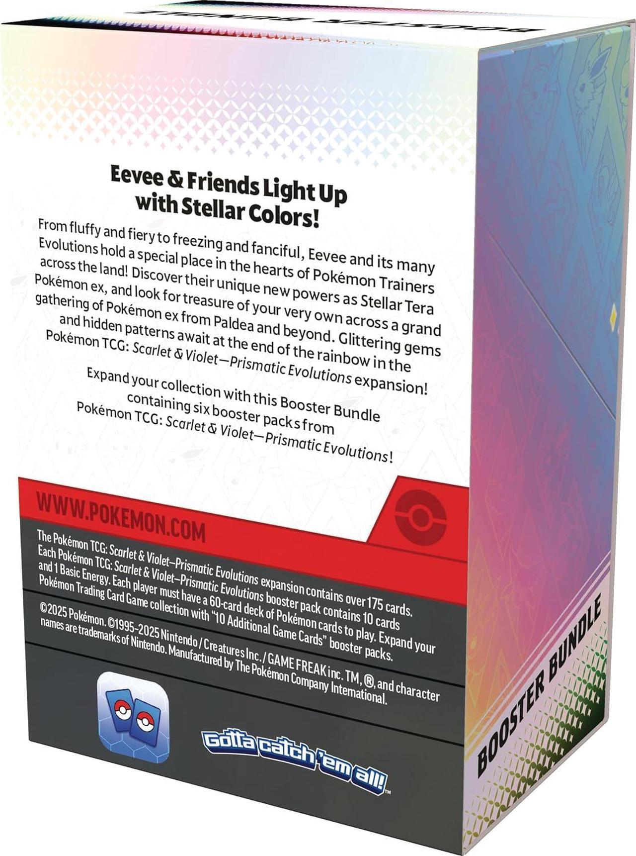 Alt view image 2 of 12 - Pokemon TCG: Scarlet & Violet - Prismatic Evolutions Booster Bundle