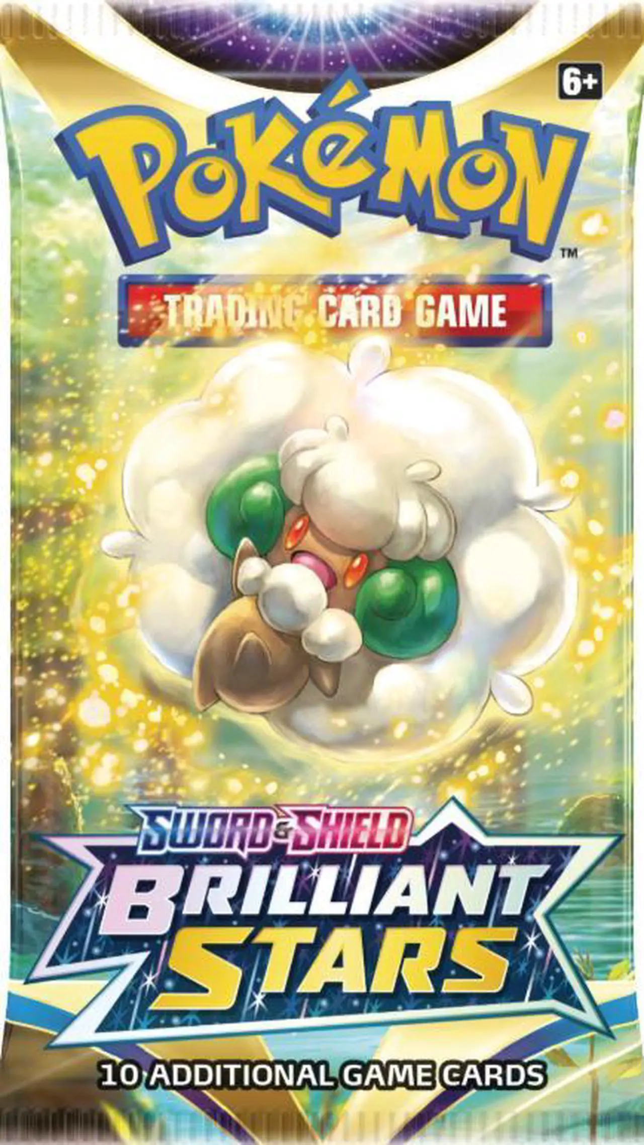 Alt view image 4 of 5 - Pokemon TCG: Sword & Shield - Brilliant Stars Booster Pack - Random Artwork