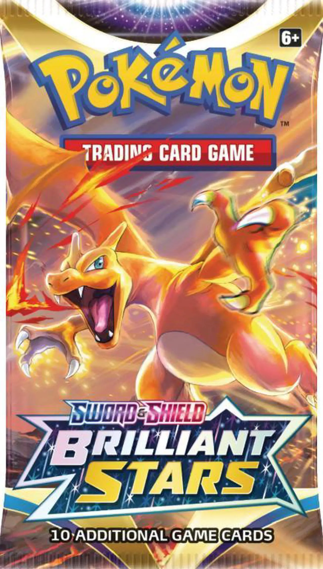 Main image of Pokemon TCG: Sword & Shield - Brilliant Stars Booster Pack - Random Artwork