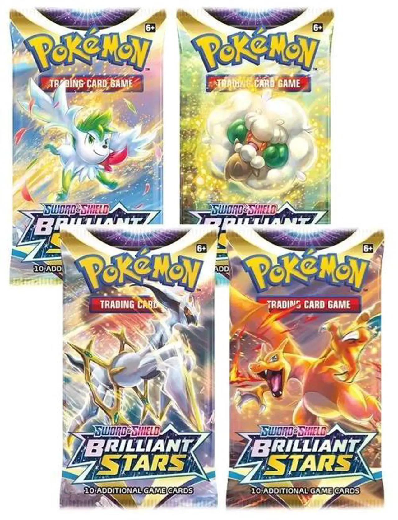 Alt view image 5 of 5 - Pokemon TCG: Sword & Shield - Brilliant Stars Booster Pack - Random Artwork