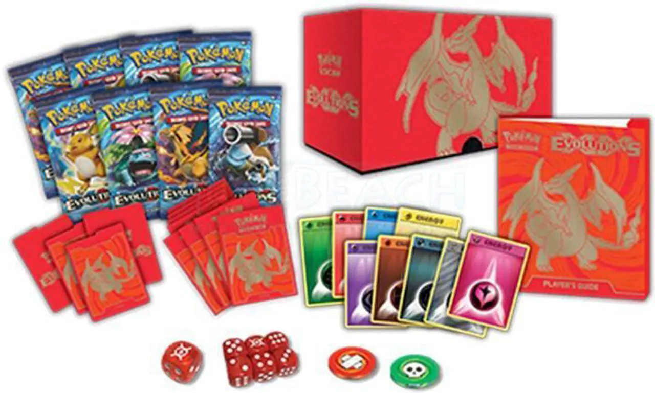 Alt view image 3 of 3 - Pokemon TCG: XY Evolutions Elite Trainer Box [Mega Charizard Y]