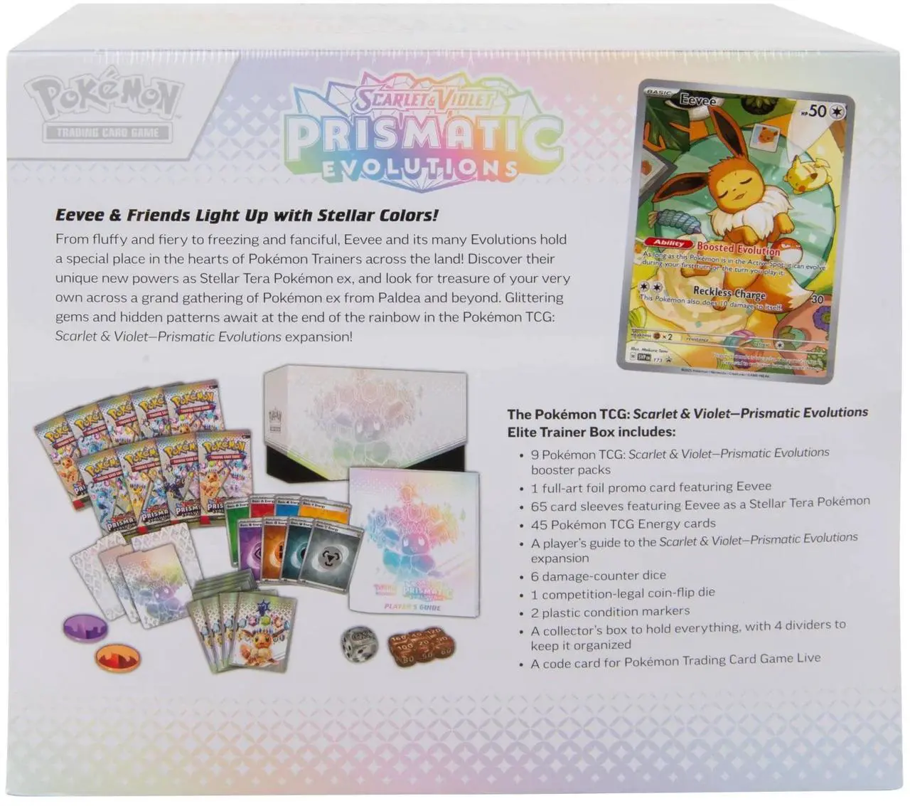 Alt view image 6 of 9 - Pokemon TCG: Prismatic Evolutions Elite Trainer Box