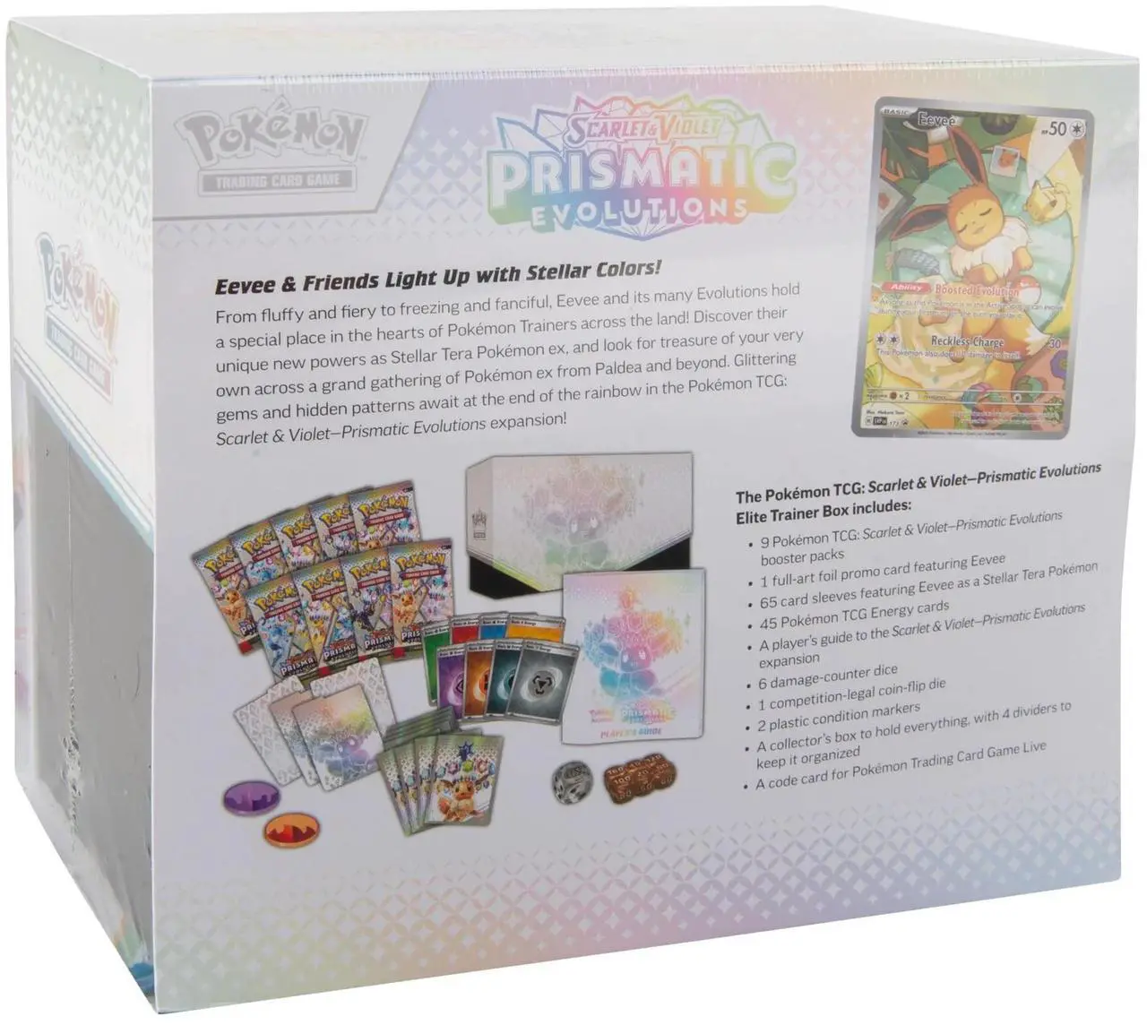 Alt view image 9 of 9 - Pokemon TCG: Prismatic Evolutions Elite Trainer Box