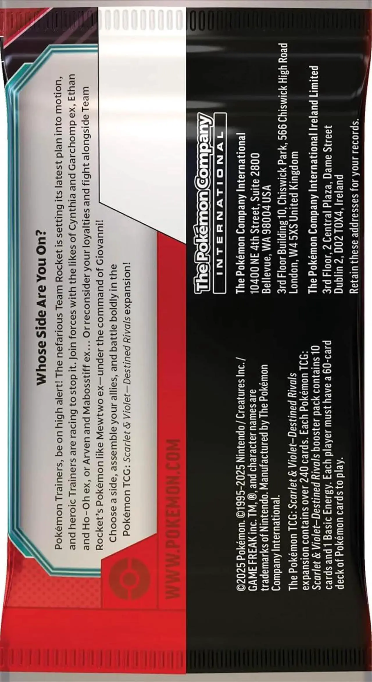Alt view image 5 of 5 - Pokemon TCG: Scarlet & Violet - Destined Rivals Booster Box