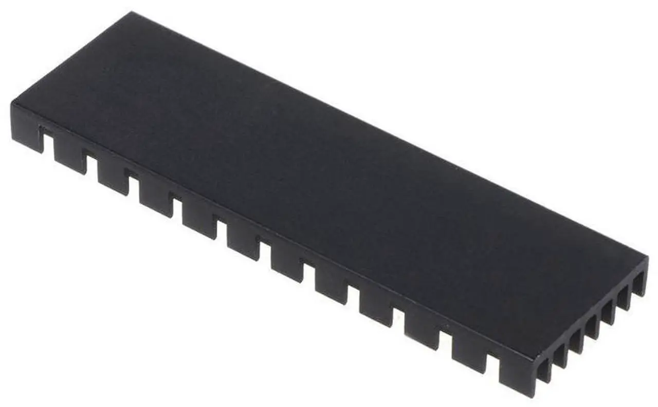 Alt view image 6 of 7 - Gold  for .2 2280 SSD Heatsink Aluminum Alloy Hard Drive Disk Radiator for M2 NVME PC J60A
