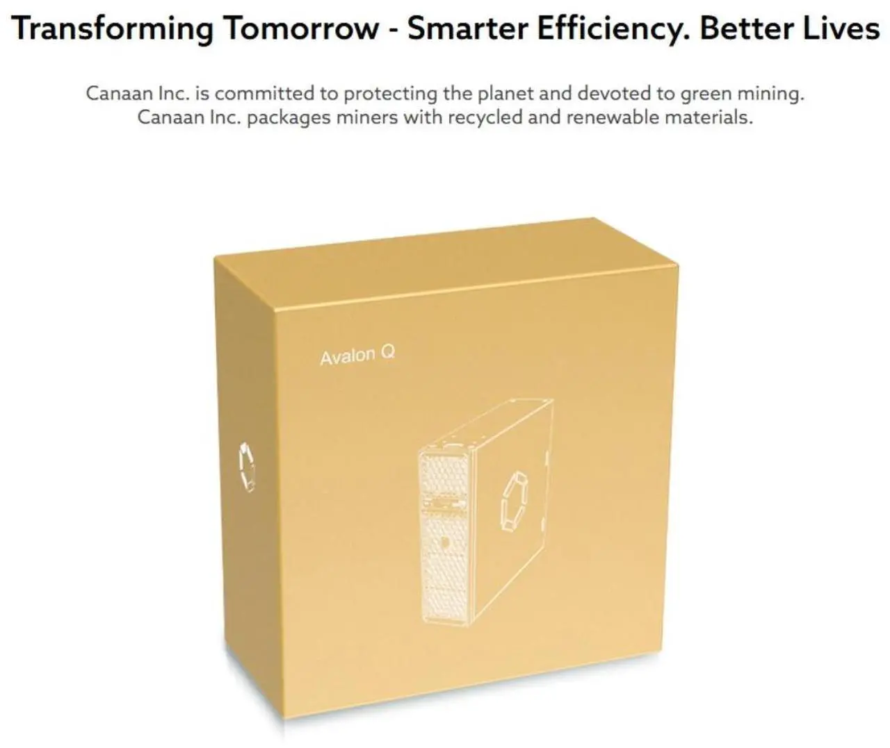 Alt view image 6 of 6 - Avalon Q New Canaan Avalon Q 90TH/s BTC Bitcoin Miner 1674W 18.6 J/TH Home Quite Miner with Original US Power Cord - in Stock