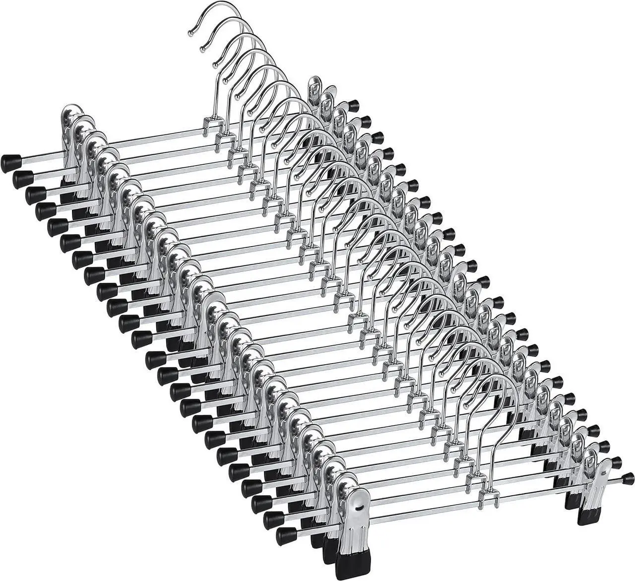 NORTHERN BROTHERS Skirt and Pants Hangers with Clips - Thumbnail 2