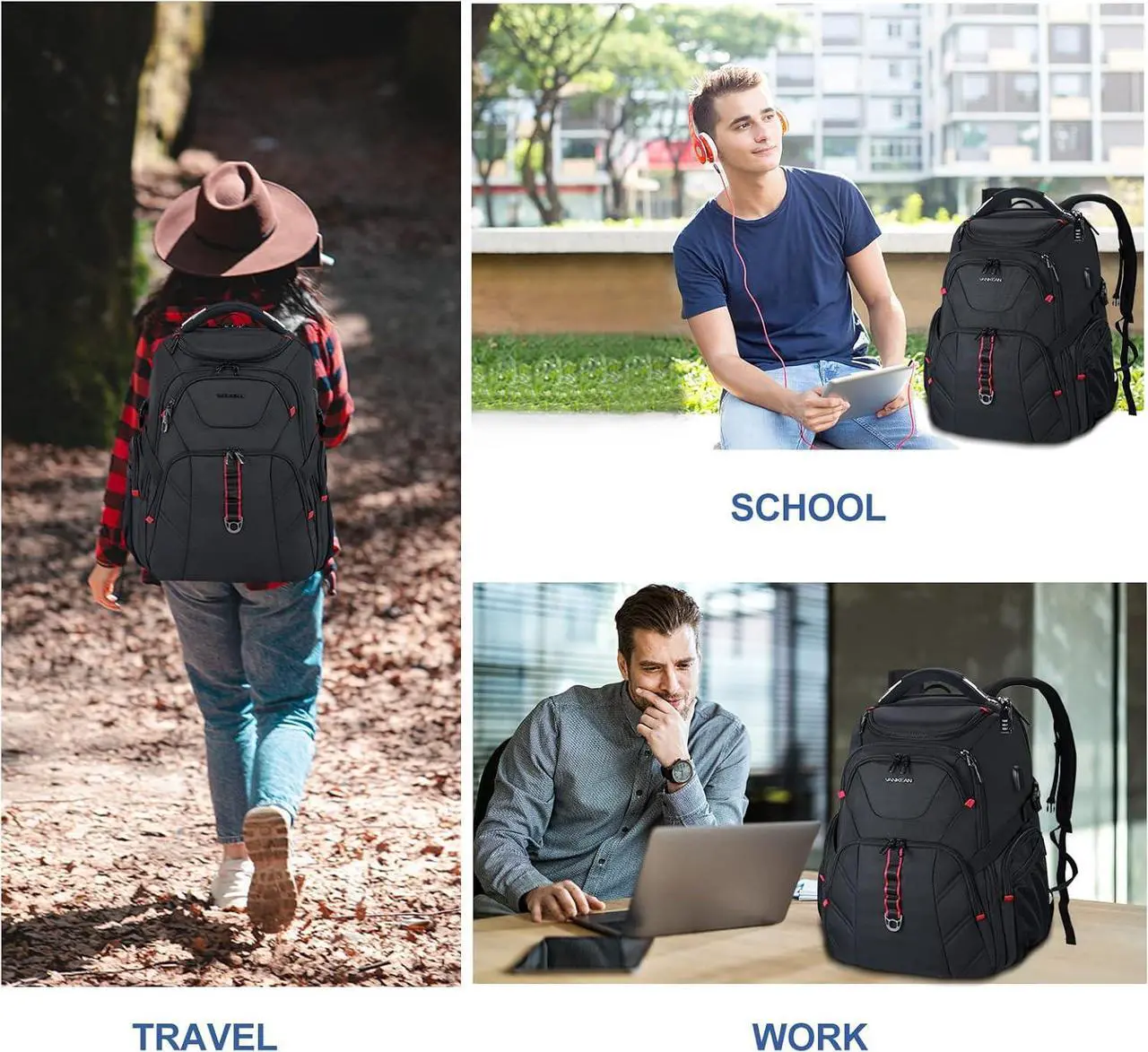 VANKEAN Laptop Backpack - Thumbnail 4