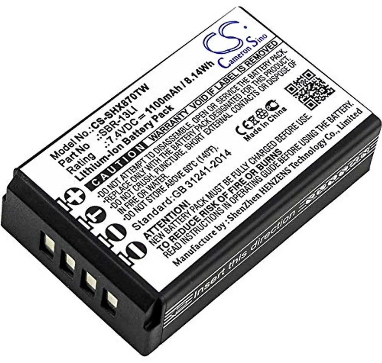 Cameron Sino Technology Battery for Standard Horizon HX870 - Thumbnail 3