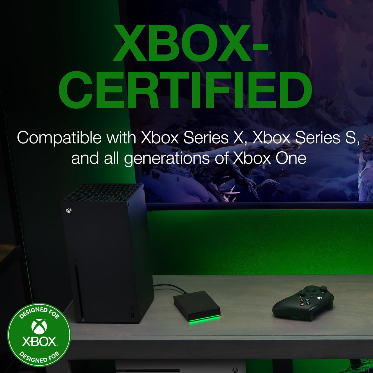 Open Box: Seagate Game Drive STKX5000403 5 TB Portable Hard Drive - External - Black - Gaming Console, Xbox, Xbox One Device Supported - USB 3.2 (Gen 1) - Newegg.com - Open Box condition - Image 31