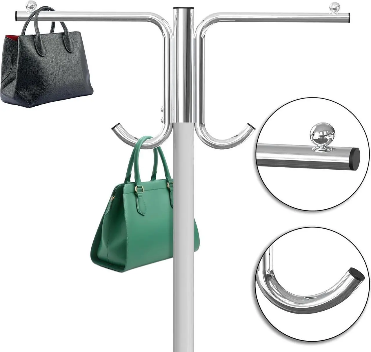 SimpleHouseware Z-Base Garment Rack - Thumbnail 4