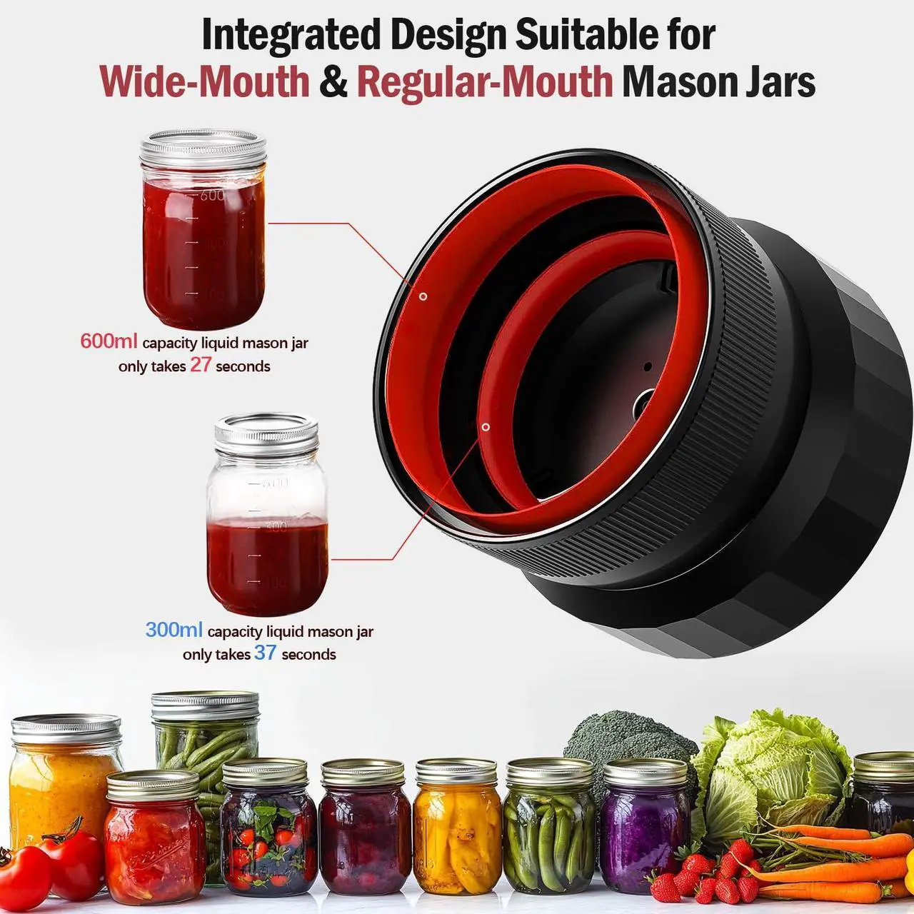 Attikbiz Mason Jar Vacuum Sealer - Thumbnail 4