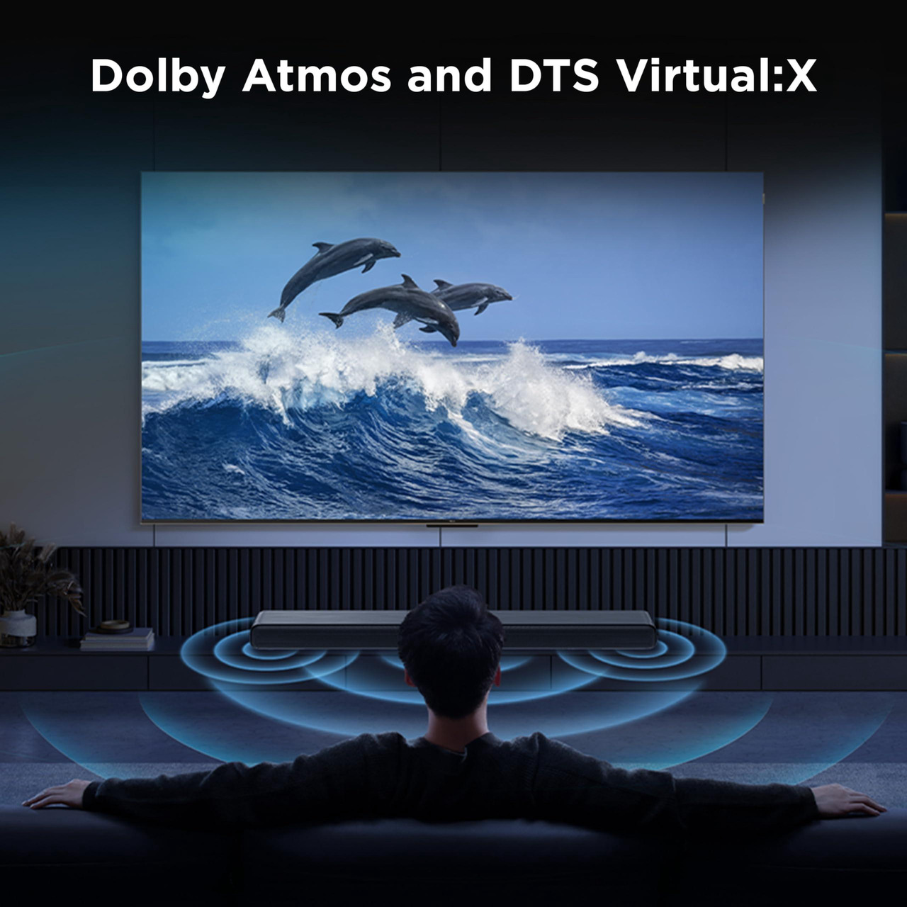 Open Box: TCL S45H 2.0 Sound Bar for Smart TV | Dolby Atmos DTS:X Auto Room Calibration| 100W Power Wireless Bluetooth Home Theater Audio | App & Remote Control | Latest Model - Newegg.com - Open Box condition - Image 11