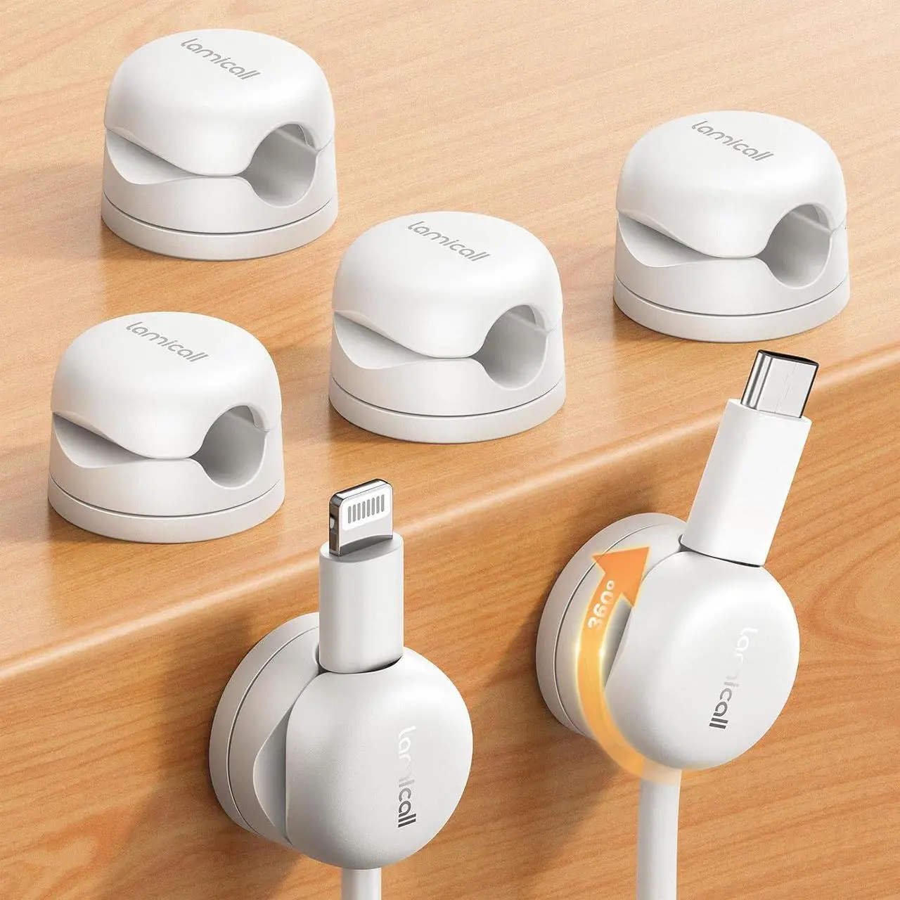 Lamicall Cord Organizer Cable Clips