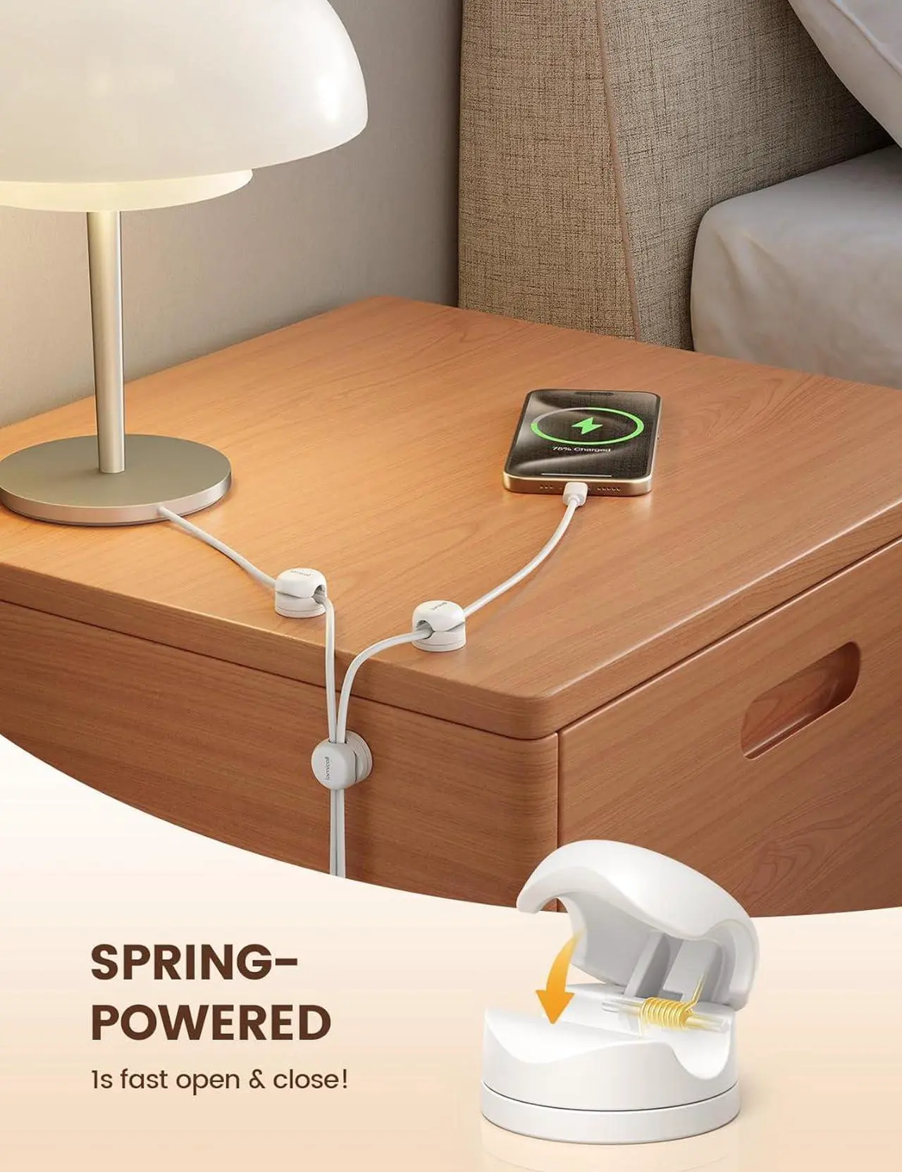 Lamicall Cord Organizer Cable Clips - Thumbnail 5