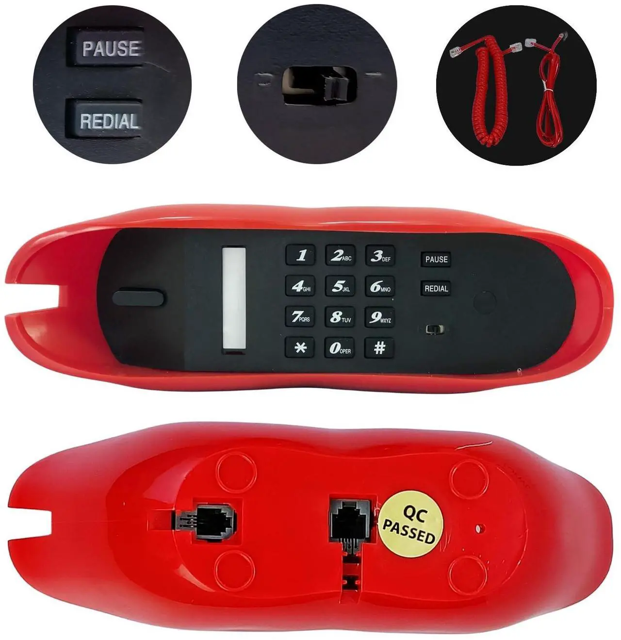 TelPal Red Mouth Telephone