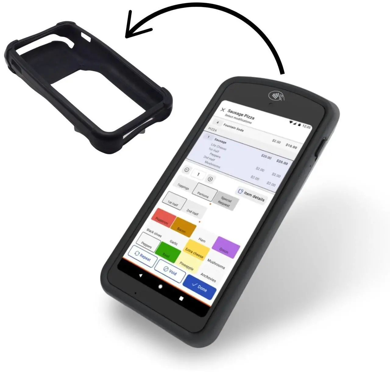 Toast Handheld Silicone Case for Toast Go 2