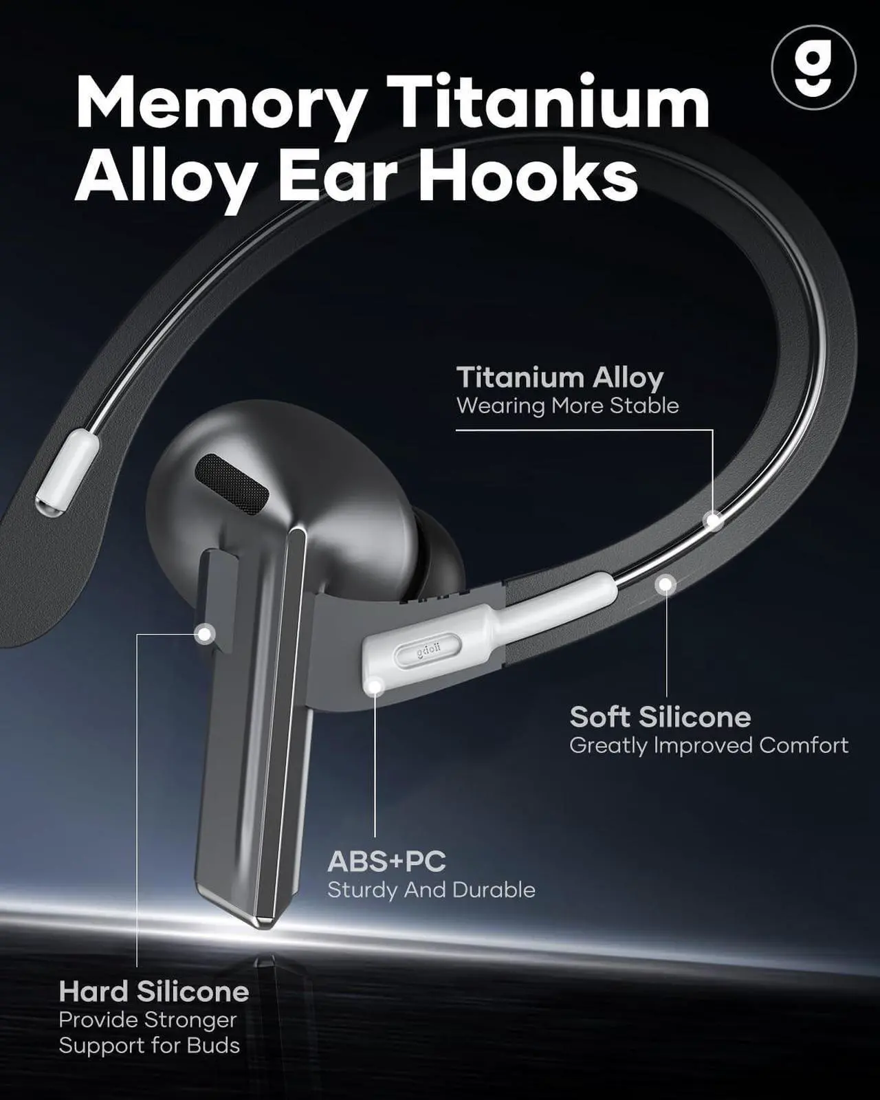 Gcioii Ear Hooks - Thumbnail 2