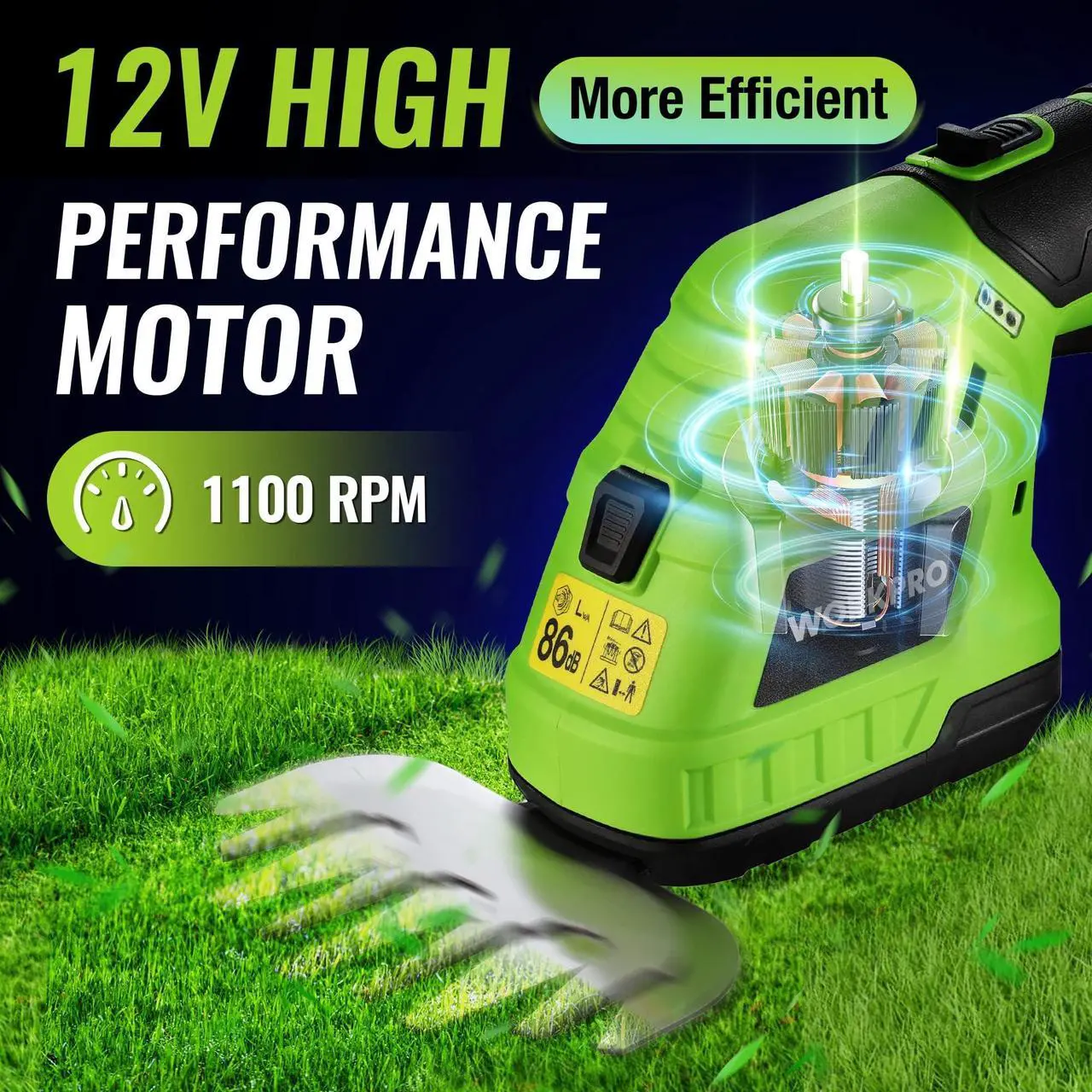 WORKPRO Grass Shear and Shrubbery Trimmer - Thumbnail 3