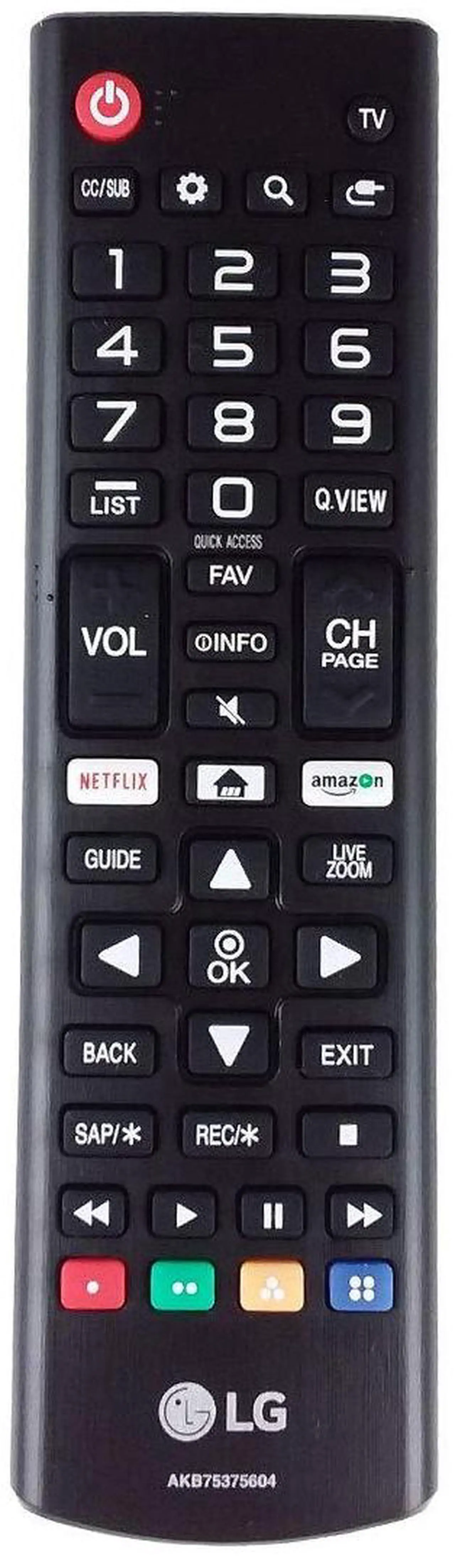LG AKB75375604 Remote Control - Thumbnail 2