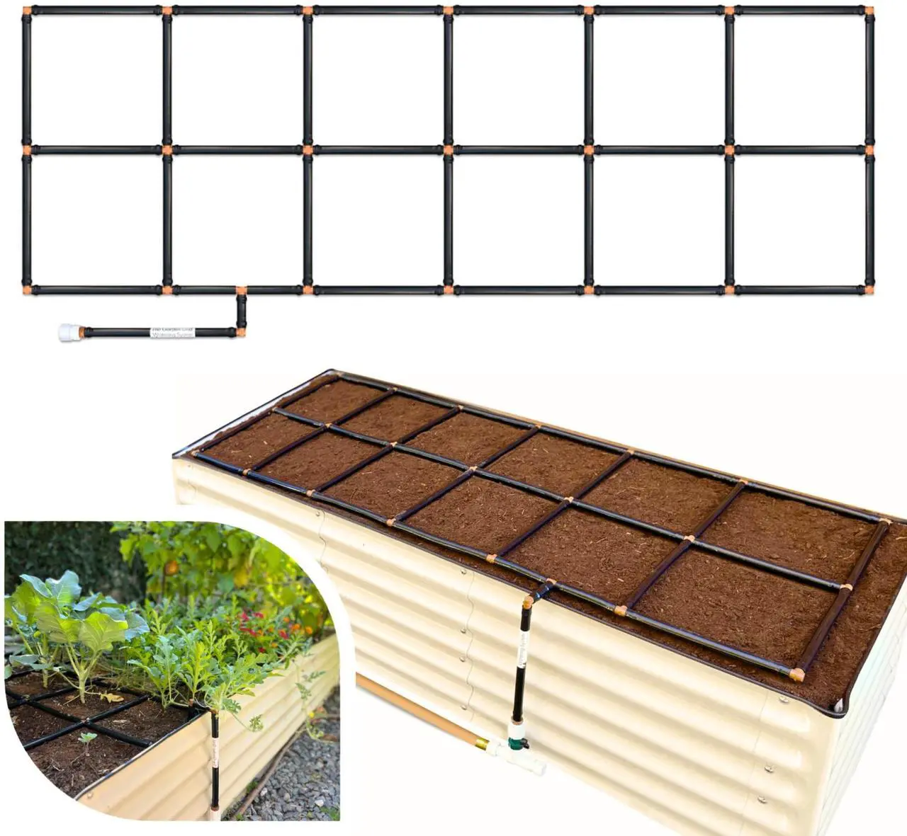 Garden In Minutes Garden Grid Watering System - Thumbnail 4