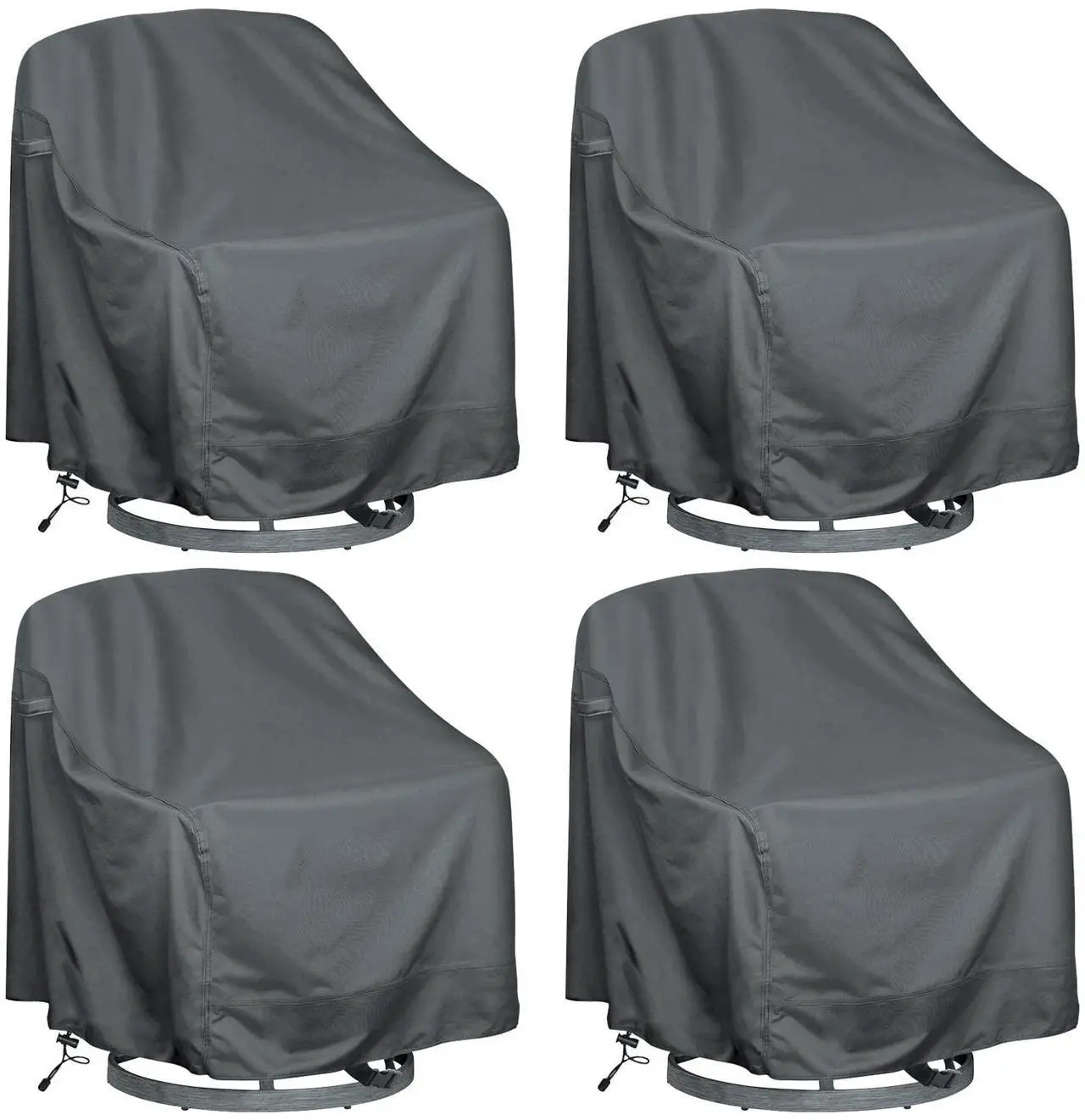Outdoor Swivel Lounge Chair Cover - Thumbnail 2