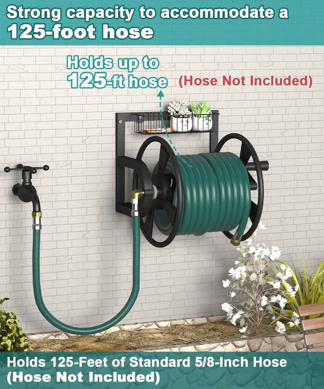 Artigarden Wall Mounted Hose Reel - Thumbnail 2