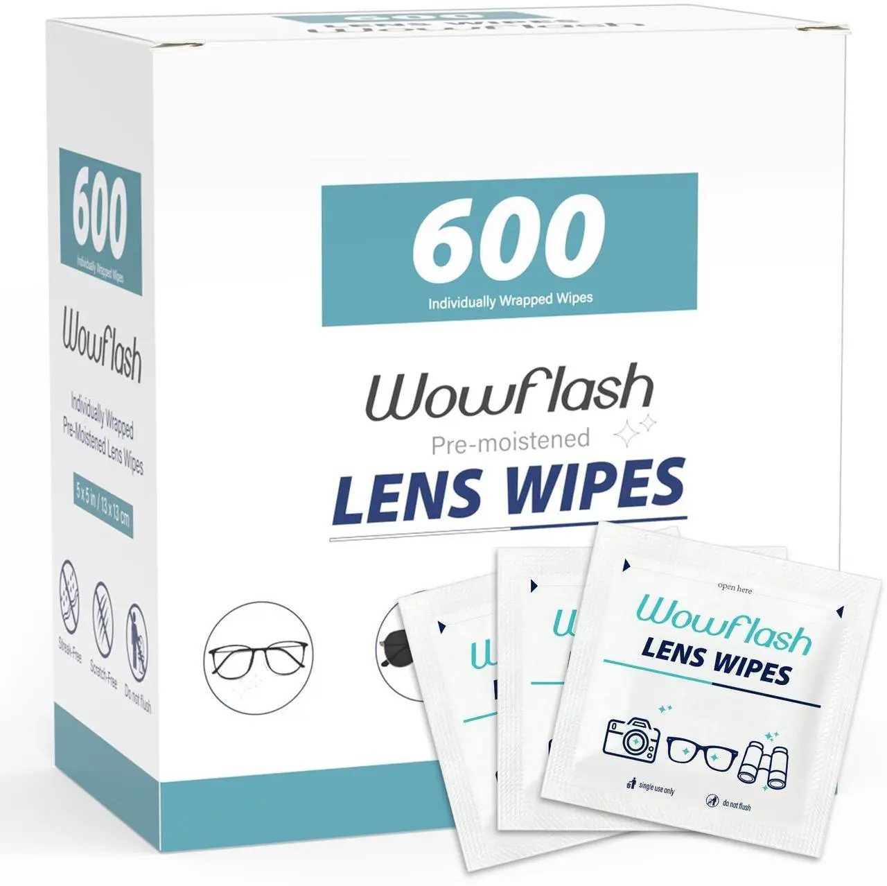 Wowflash Lens Cleaning Wipes