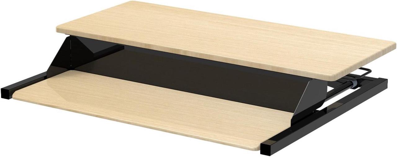 Alt view image 18 of 20 - Luxor LVLUP PRO32-WO Level Up 32 Pro Standing Desk Converter
