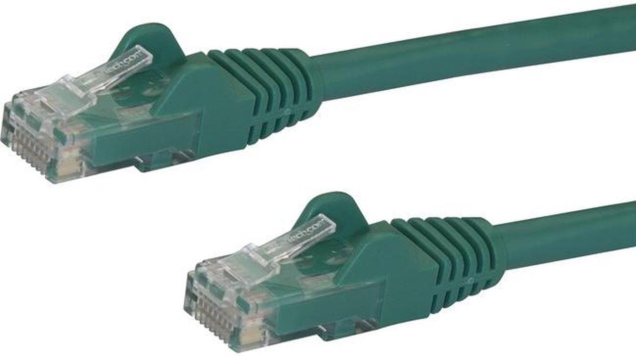 2FT CAT6 GREEN SNAGLESS