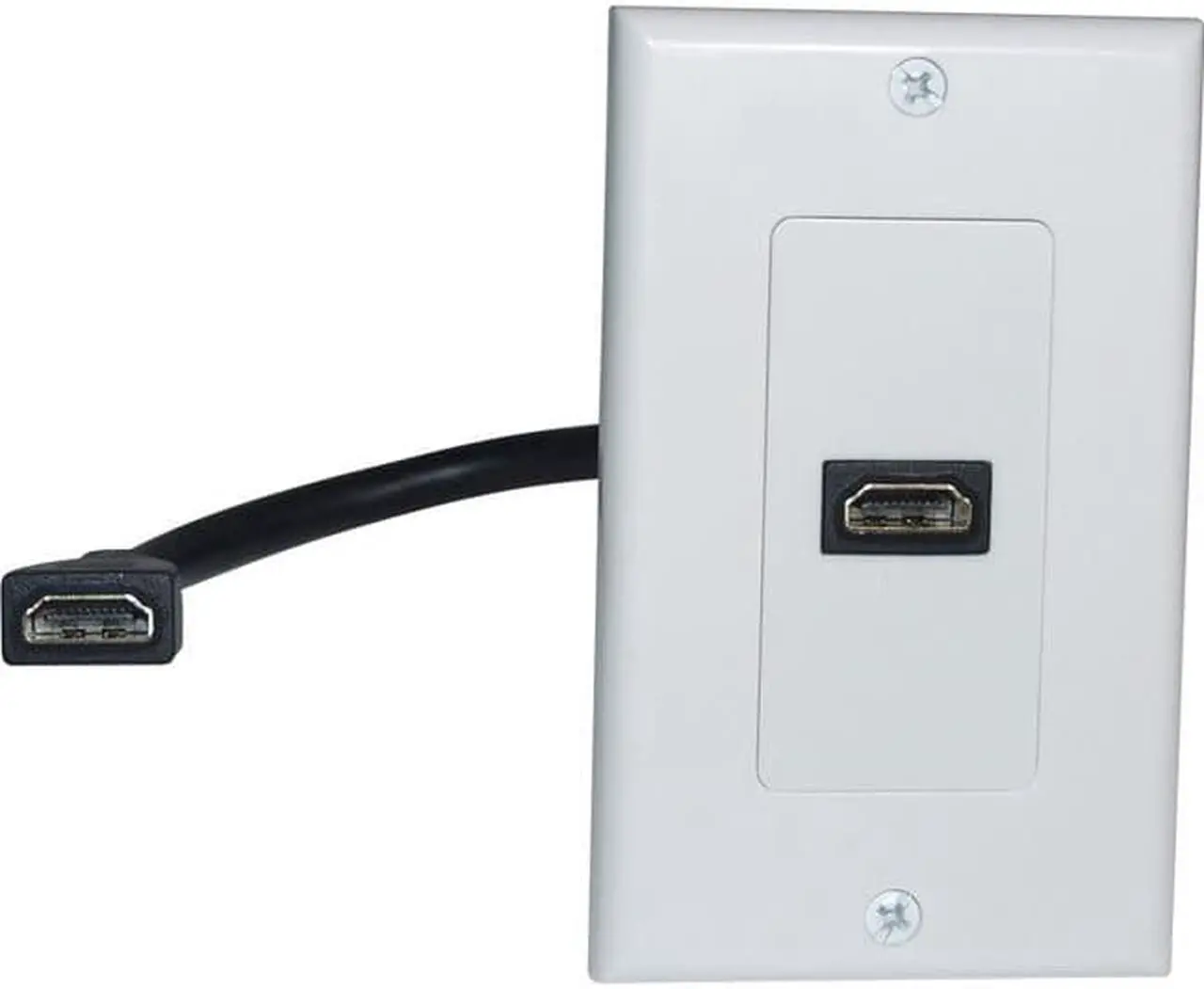 Alt view image 5 of 5 - Comprehensive Hdmi Wallplate 1 Port Pigtail