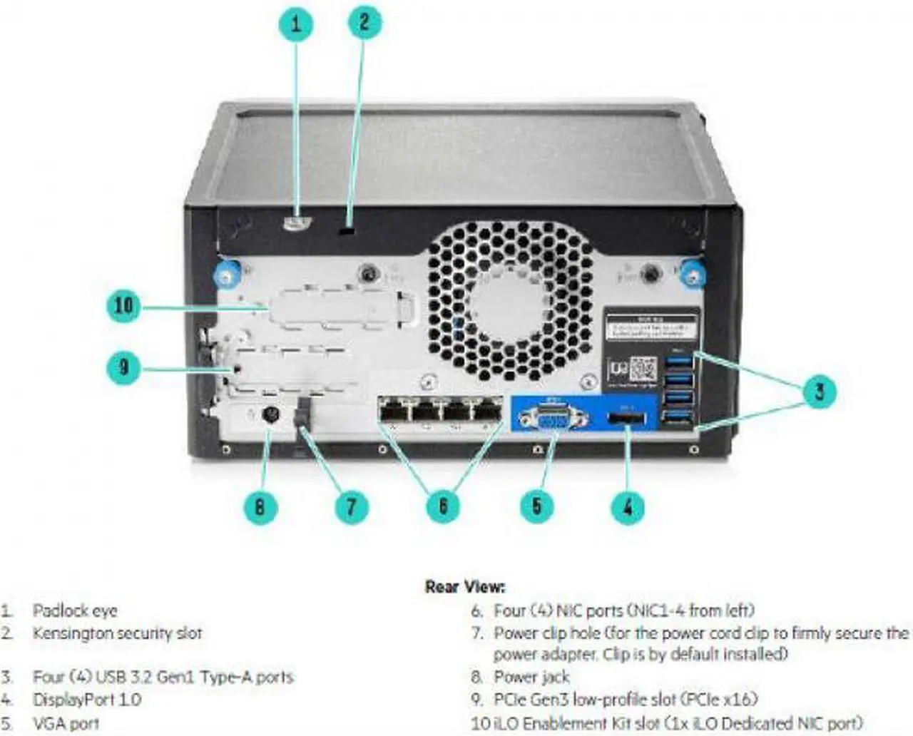 Alt view image 4 of 20 - Hpe Proliant Microserver Gen10 Plus Ultra Micro Tower Server - 1 X Xeon E-2224 - 16 Gb Ram Hdd Ssd - Serial Ata/600 Controller