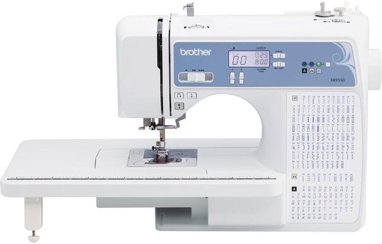 Alt view image 2 of 5 - Brother XR9550 165 Utility LCD Wide Table Sewing and Quilting Machine