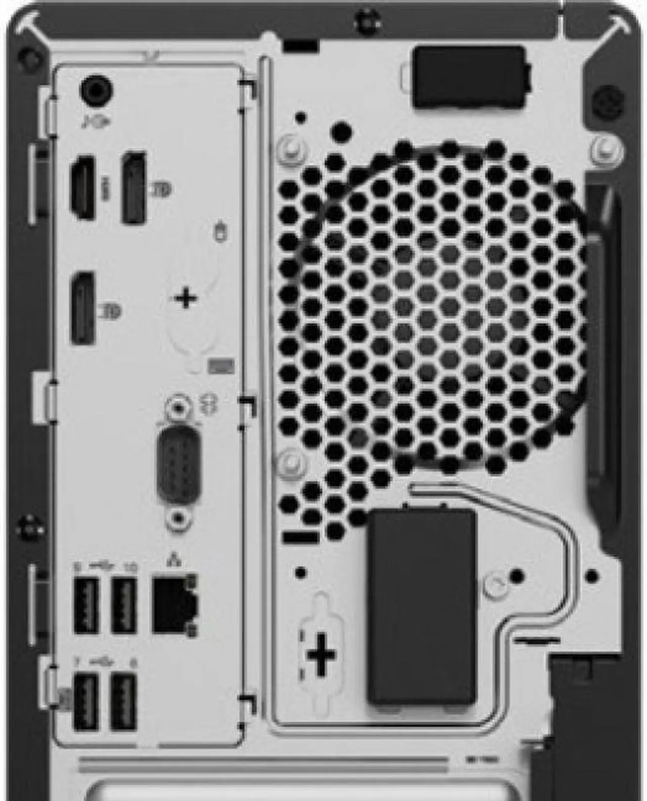 Alt view image 7 of 18 - Lenovo ThinkCentre M70t 11DA001TUS Desktop Computer - Intel Core i7 10th Gen i7-10700 Octa-core (8 Core) 2.90 GHz - 16 GB RAM DDR4 SDRAM - 1 TB HDD - Tower - Windows 10 Pro 64-bit - AMD Radeon 520 2 G