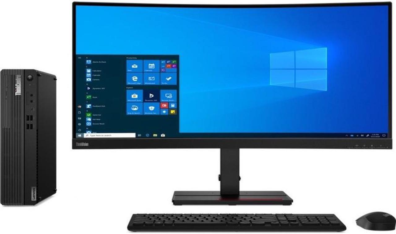 Alt view image 3 of 20 - Lenovo ThinkCentre M75s Gen 2 11JB0020US Desktop Computer - AMD Ryzen 7 4750G Octa-core (8 Core) 3.60 GHz - 8 GB RAM DDR4 SDRAM - 256 GB SSD - Small Form Factor - Raven Black - Windows 10 Pro 64-bit -