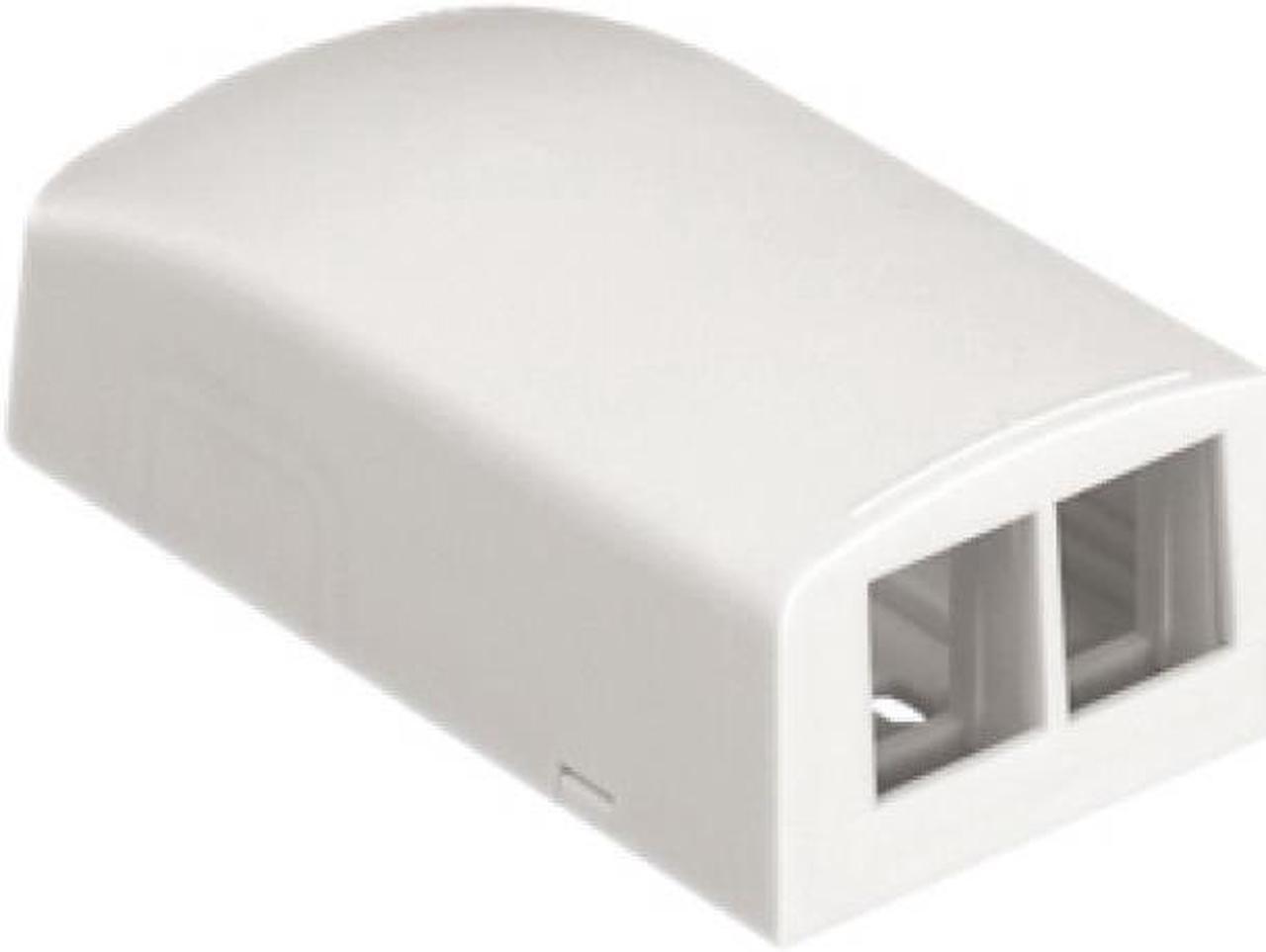 Alt view image 10 of 10 - Panduit NetKey 2 Sockets Surface Mounting Box