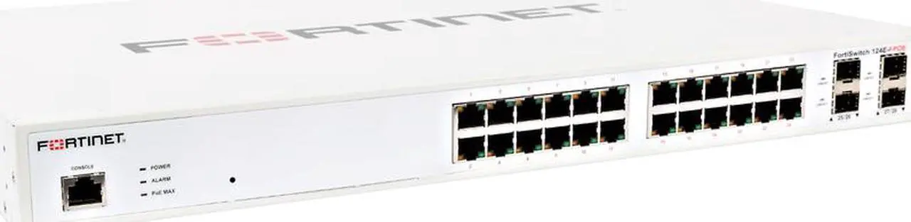 Alt view image 5 of 13 - Fortinet FortiSwitch 124E-FPOE 24 Port Layer 2 Gigabit Ethernet Switch - FS-124E-FPOE