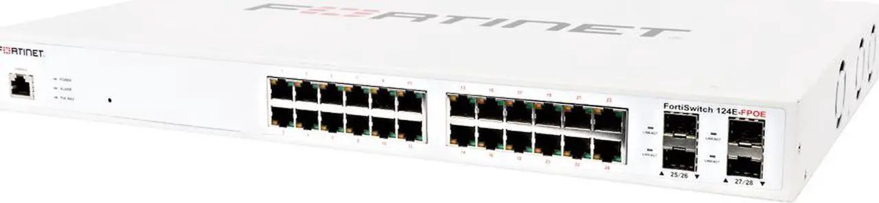 Alt view image 4 of 13 - Fortinet FortiSwitch 124E-FPOE 24 Port Layer 2 Gigabit Ethernet Switch - FS-124E-FPOE