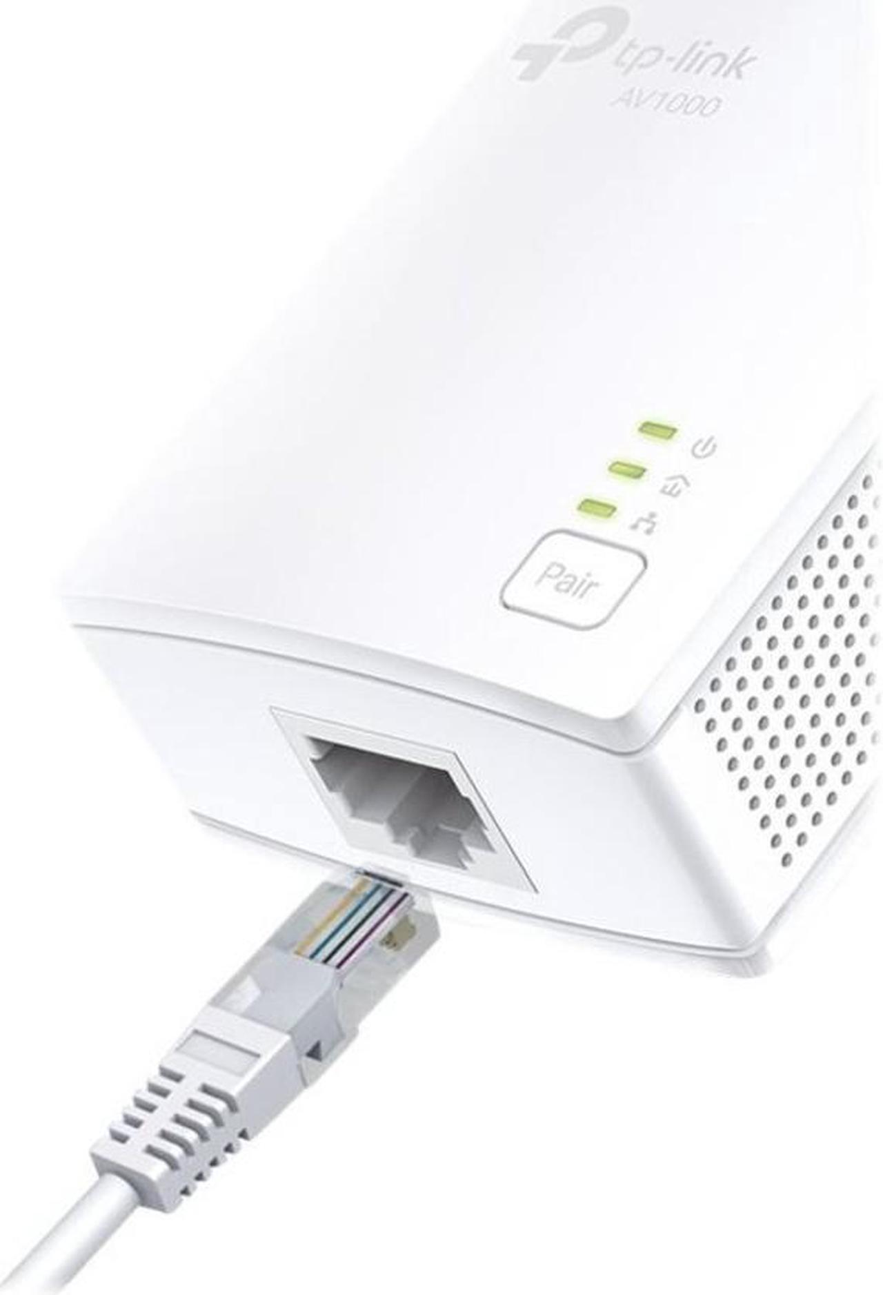 Alt view image 3 of 10 - TP-Link AV1000 Powerline Ethernet Adapter(TL-PA7017) - Gigabit Port, Plug&Play, Ethernet Over Power, Nano Size, Ideal for Smart TV, Online Gaming, Wired Connection Only, Add-on Unit