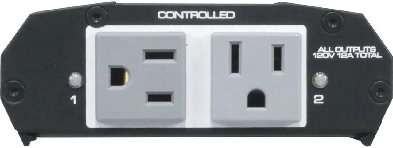 Alt view image 3 of 4 - Middle Atlantic Products - RLNK-215 - Middle Atlantic Select RLNK-215 2-Outlet PDU - Basic - NEMA 5-15P - 2 x AC Power -