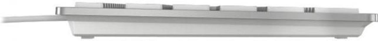 Alt view image 2 of 4 - CHERRY KC 6000 Slim SX Keyswitch Euro Symbol Keyboard Silver/White