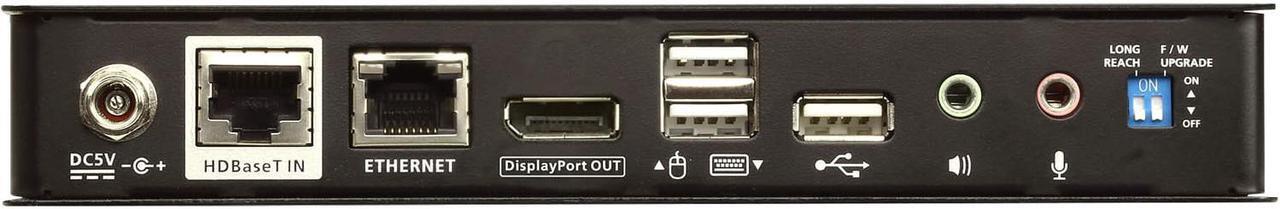 Alt view image 13 of 17 - ATEN USB DisplayPort HDBaseT 2.0 KVM Extender (4K@100m) CE920