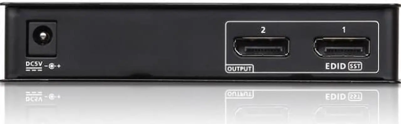 Alt view image 8 of 10 - Aten VS192 2-Port 4K Displayport Splitter With Mst/Sst