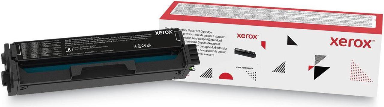 Genuine Xerox Black Standard Capacity Print Cartridge, Xerox C230/C235 Color Printer/Multifunction, (Use & Return)