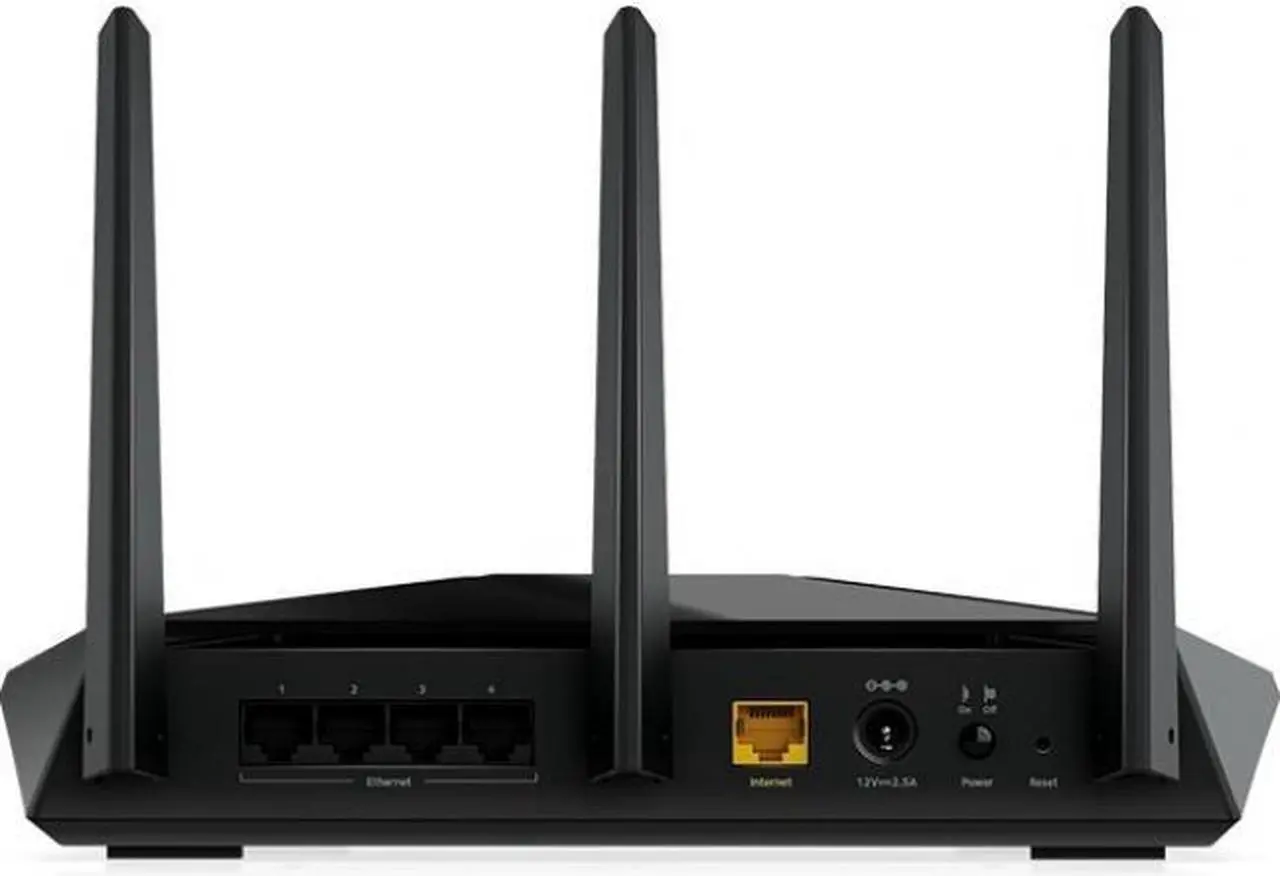 Alt view image 3 of 5 - Netgear Nighthawk AX2400 Dual Band Router, Black (RAX30-100NAS)